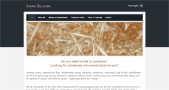 Desktop Screenshot of ivanaballova.com
