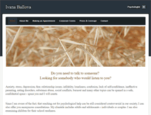 Tablet Screenshot of ivanaballova.com